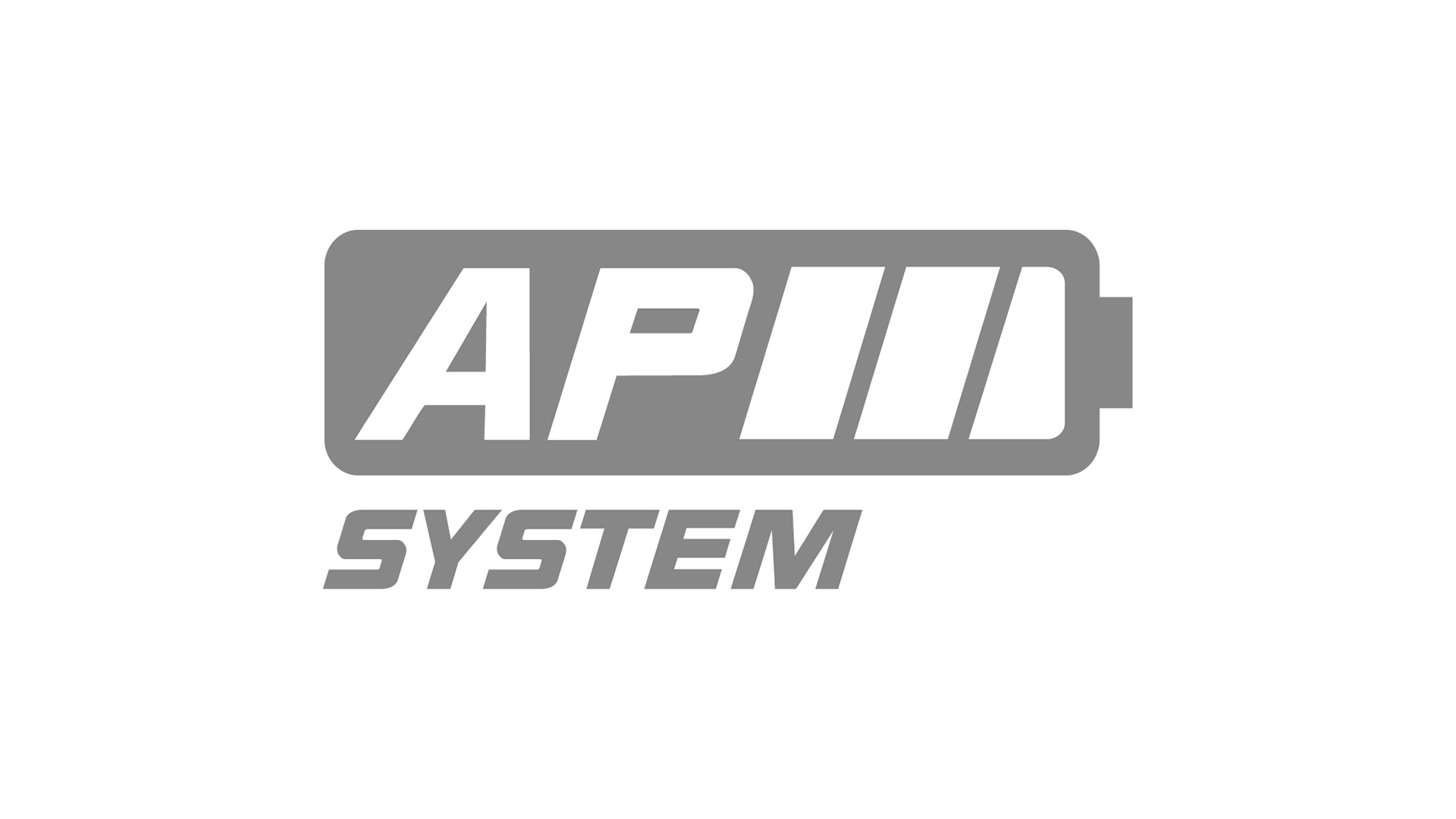 STIHL APシステムのグレーのバッテリーアイコン